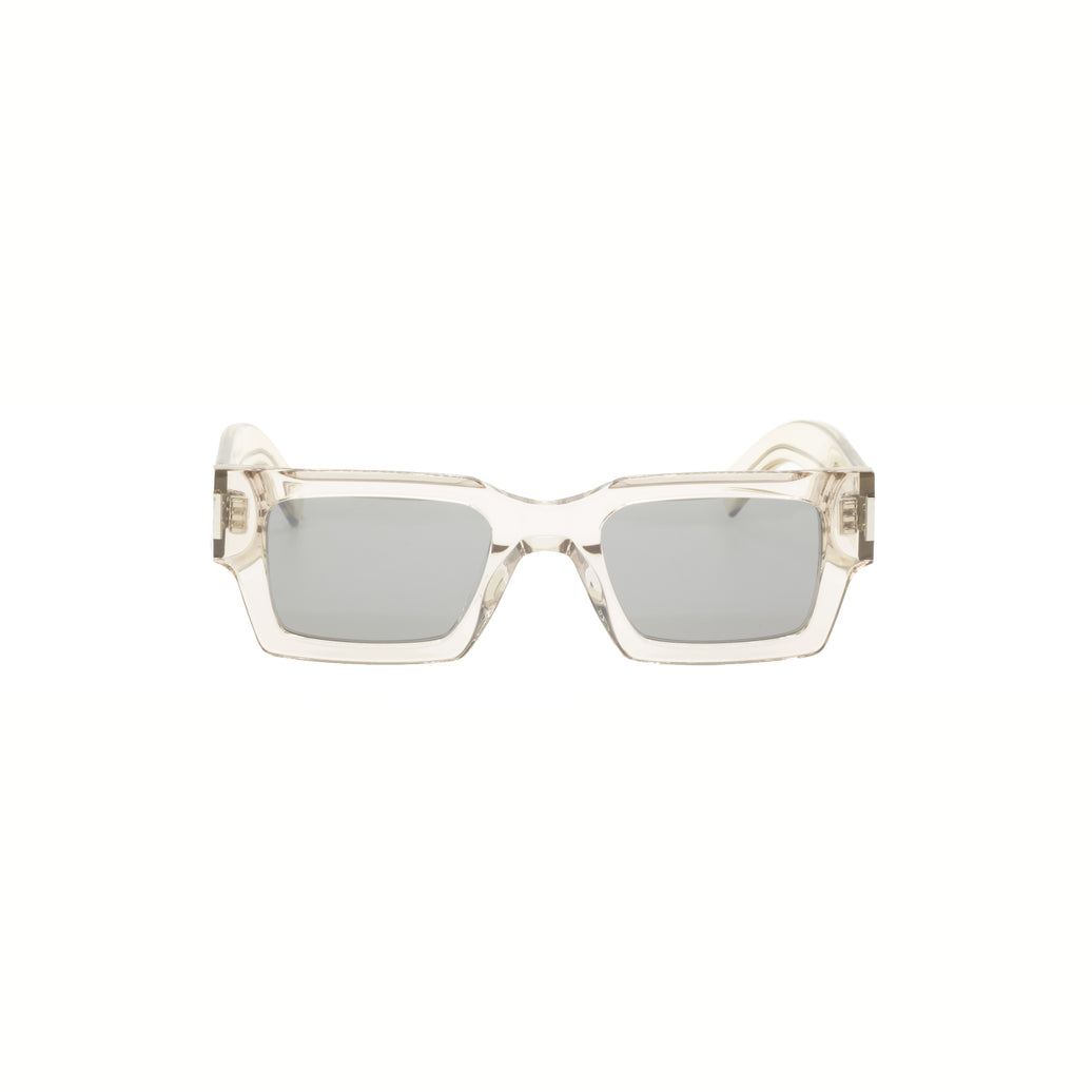 SAINT LAURENT SL 572 Beige / Silver Mirrored - SL572 003