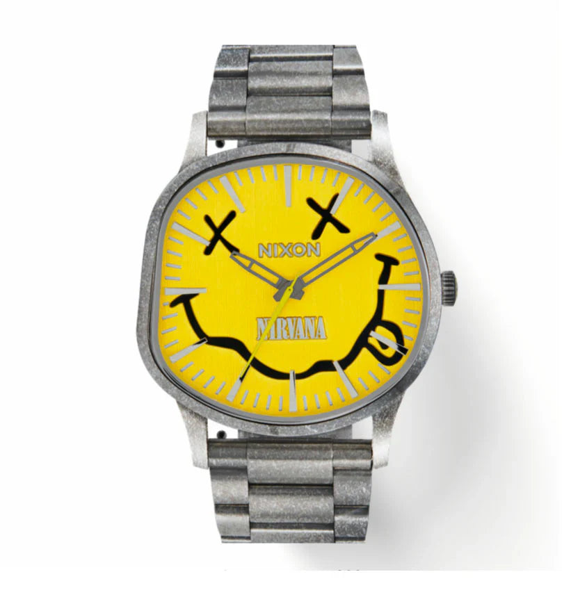 NIXON x Nirvana Sentry Wobble Yellow Nirvana Smiley - A1417-5248-00