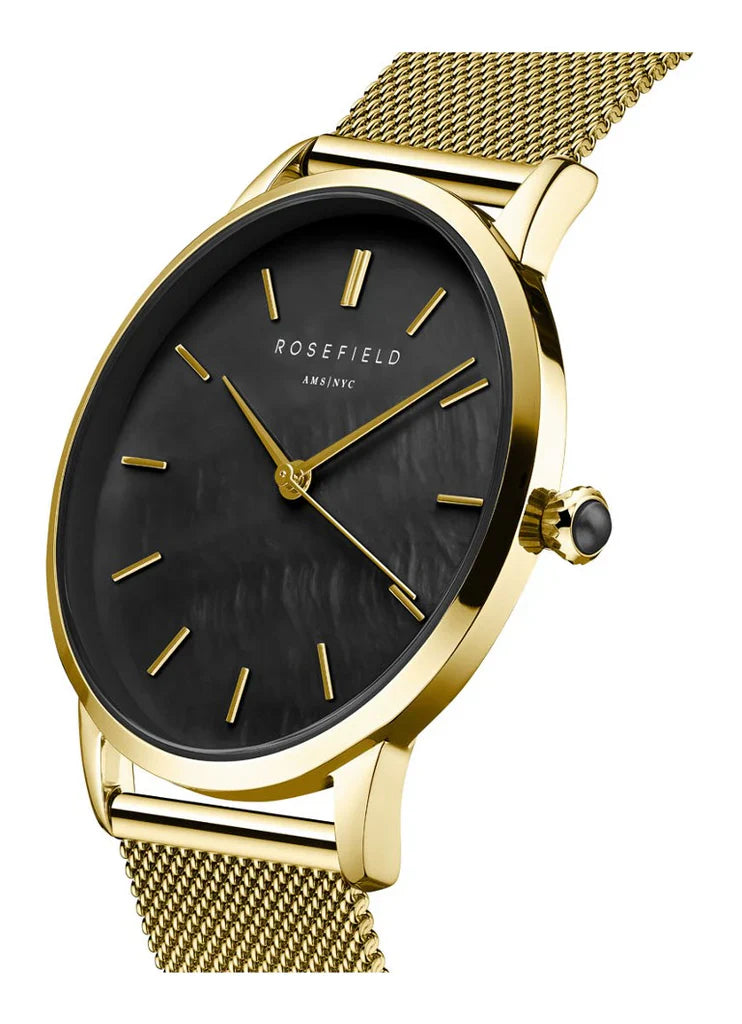 ROSEFIELD The Pearl Edit Mesh Black Gold - RBGMG-R07