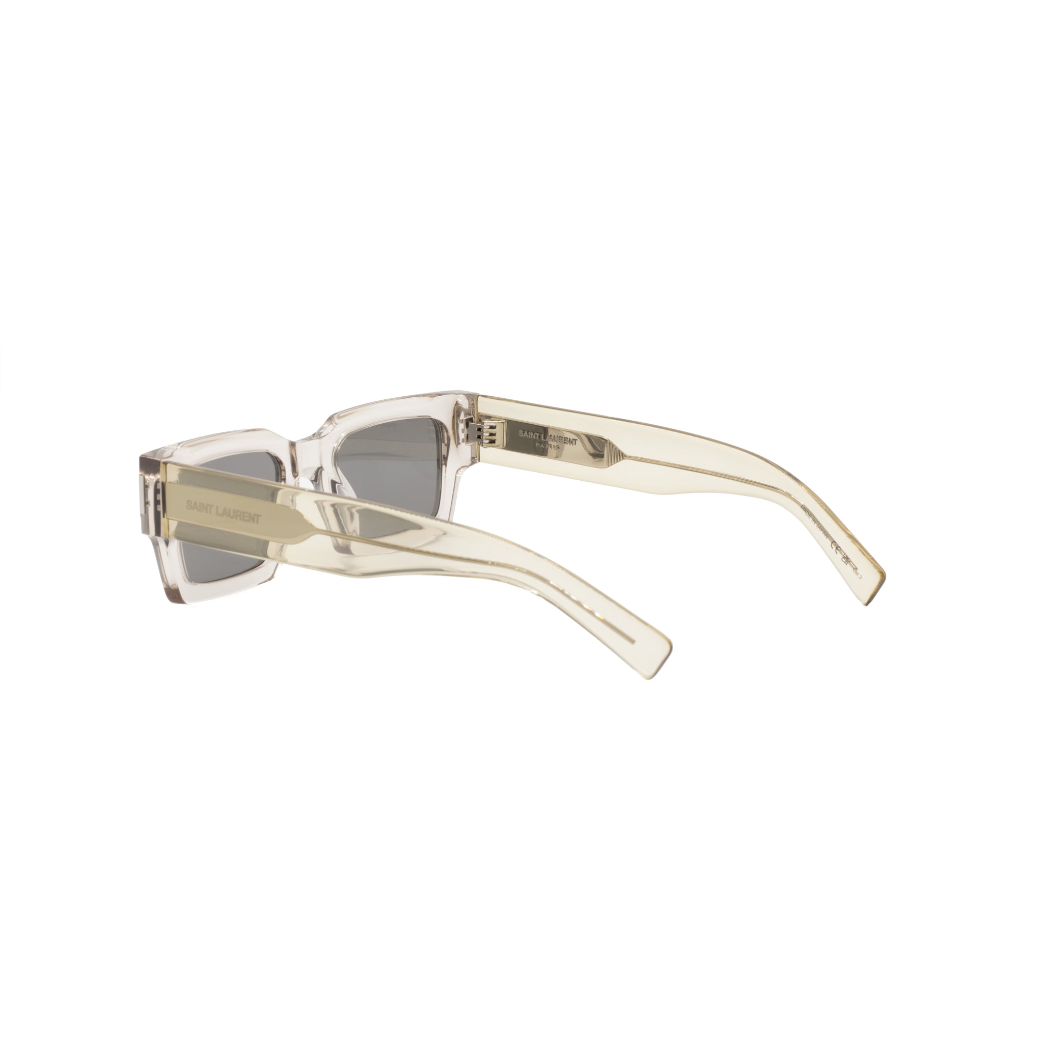 SAINT LAURENT SL 572 Beige / Silver Mirrored - SL572 003