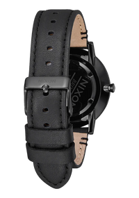 NIXON Porter Leather All Black / Gold - A1058-1031-00
