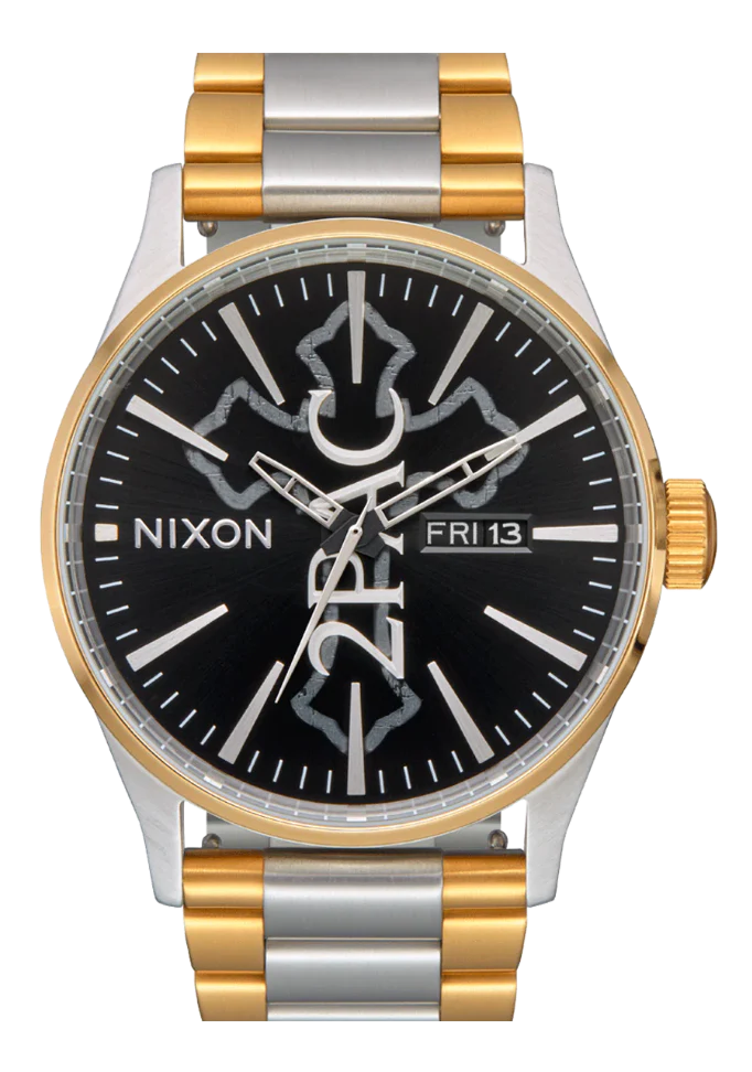NIXON 2PAC Sentry Stainless Steel Gold A1379 5196-00